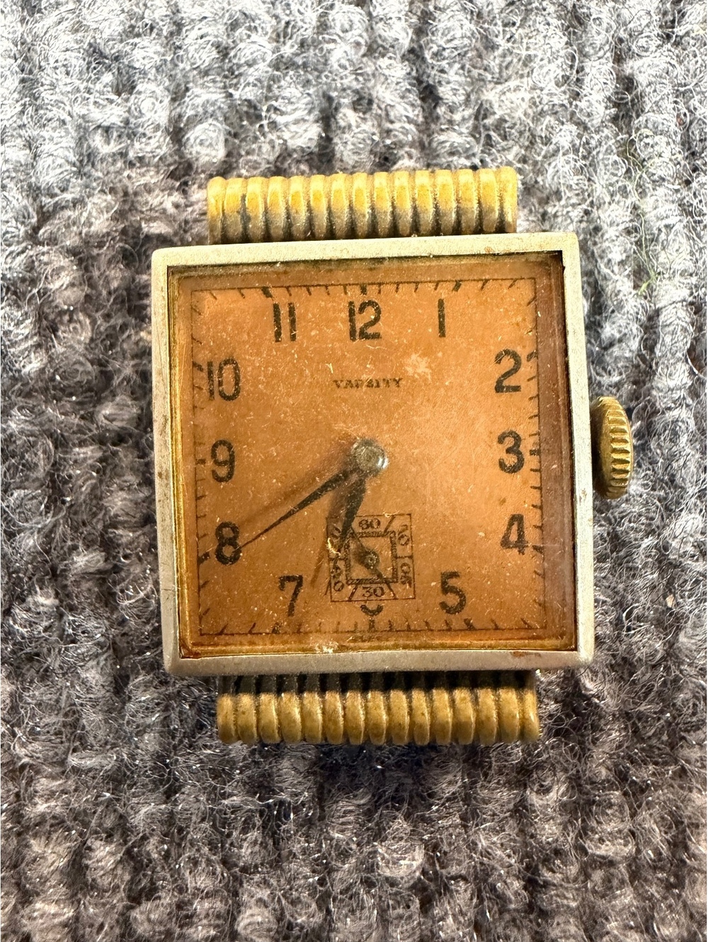 vintage Varsity square watch Not working